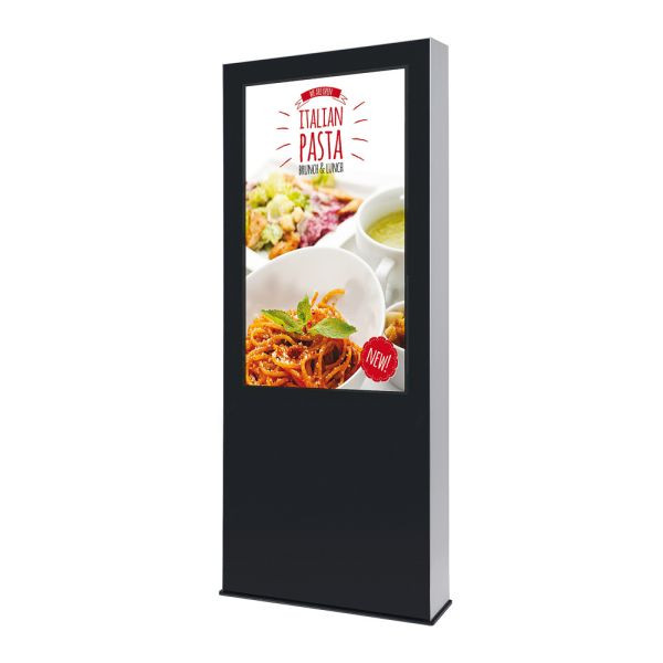 Showdown Displays Digitale Outdoor Stele 55" mit Samsung-Bildschirm, DIOTOTEM55ESF