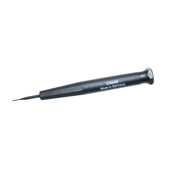 Dönges Uhrmacher-Schraubendreher DIN 8320B, Längsschlitz 0,15 x 0,6 mm, 127027