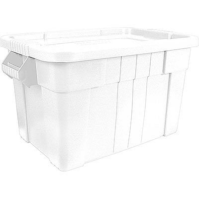 Stalgast Vorratsbehälter mit Deckel, Farbe weiß, 710 x 440 x 380 mm (BxTxH), passend für 2 x GN 1/1 (150 mm), LT0203790