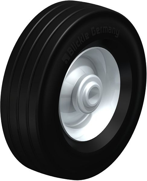 Blickle V 205/20R Rad aus Vollgummi, Schwarz, 262915
