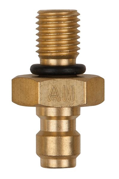 KS Tools Adapterstück M8x1,0 Außengewinde und 1/4" Schlauchanschluss mit Dichtring, 150.2650