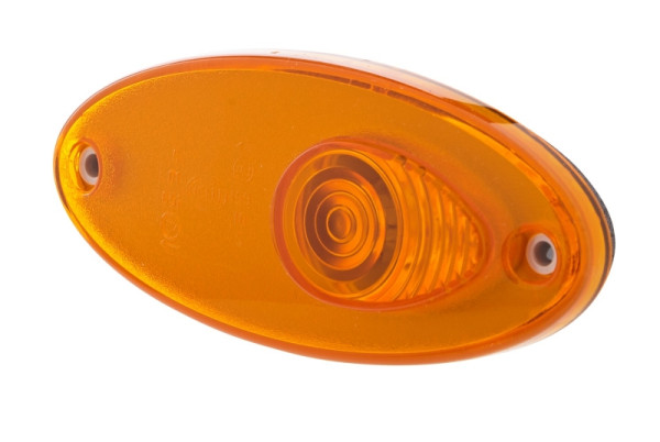 HELLA Zusatzblinkleuchte, Halogen, 12V, Einbau/Schraubanschluss, Lichtscheibenfarbe: gelb, Stecker: Male, seitlicher Anbau, 2BM 964 295-041