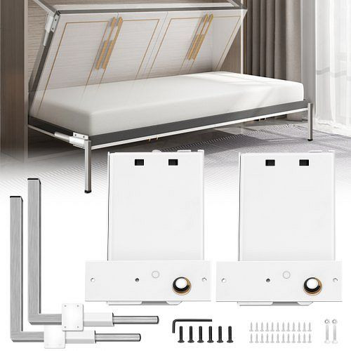 VEVOR DIY Murphy-Bettfedern-Mechanismus-Hardware-Kit horizontal für Twin-Size-Betten, CJCFCJ00000000001V0