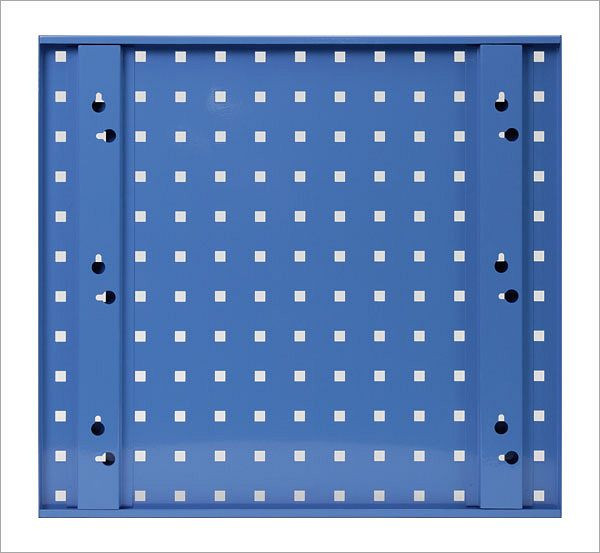 ADB Lochplatte, L 493 x B 456 mm, Farbe: blau, RAL 5012, 23096