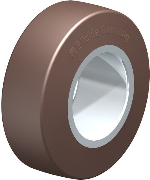 Blickle BB 200x75/100 Bandage / Reifen aus Blickle Besthane®, Braun, 755724