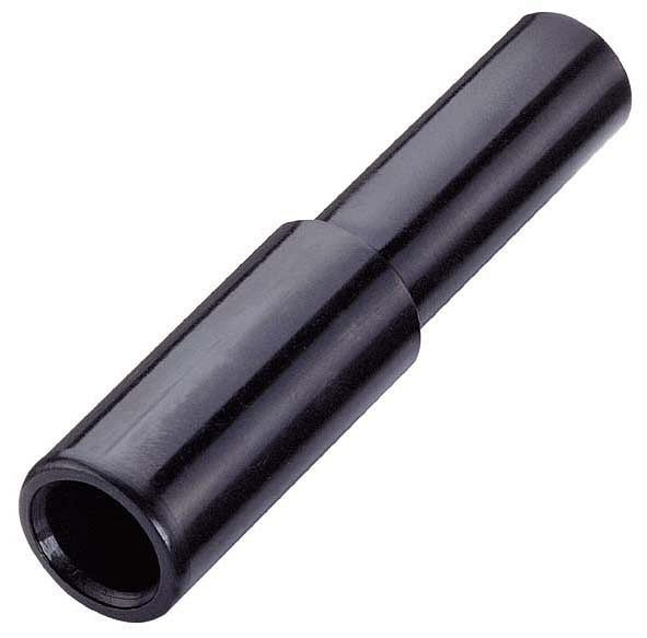 timmer B-GDSr-8-6-KU-schwarz, Gerader Doppelstecker, Einsteckanschluss-Ø: 8 mm, Einsteckanschluss-Ø: 6 mm, VE: 10 Stück, 03061002