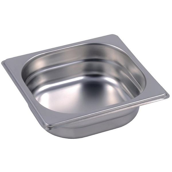 Gastro M Edelstahl GN-Behälter 6,5cm GN1/6, verstärkte Kanten, GR702