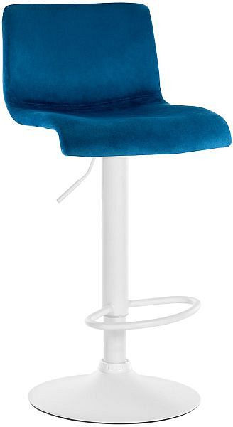 CLP Barhocker Hoover Samt W, blau, 327046, 4255716370725