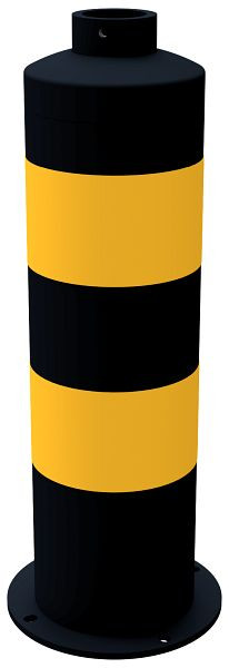 Schake Inselpfosten Ø178x646mm, schwarz - gelb, 44170BG