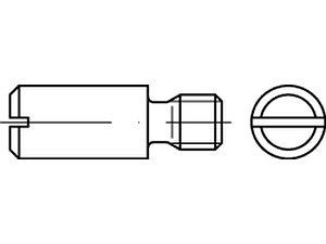 Zapfenschrauben DIN 927 14 H M 8 x 16 VE=S (100 Stück)