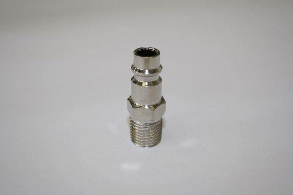 ELMAG Stahlstecknippel, AG 1/4' Rohrgewinde, speziell für DL-Werkzeuge, 42625