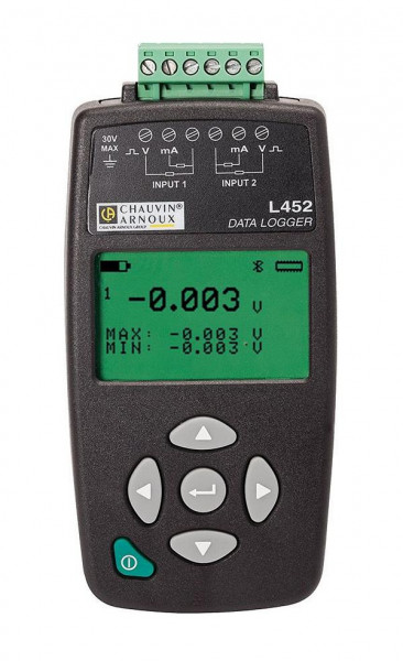 Chauvin Arnoux L452, Datenlogger, für Prozesssignale, P01157201