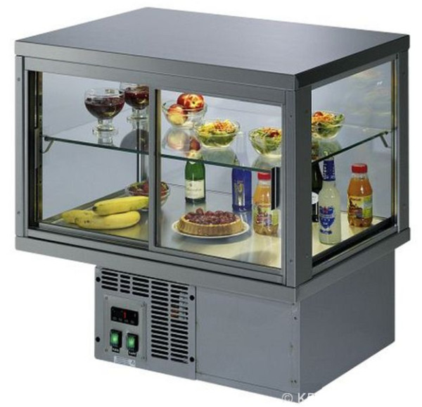 KBS Einbaukühlvitrine VEU 208, Glasschiebetür, 102207, 4059395013771