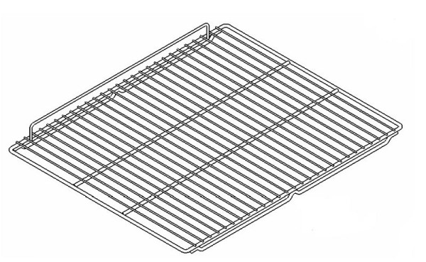 NordCap Tragrost für Serie GKv und UKU, für GN 2/1, verzinkt, B x T in mm: 650 x 530, 4057112439
