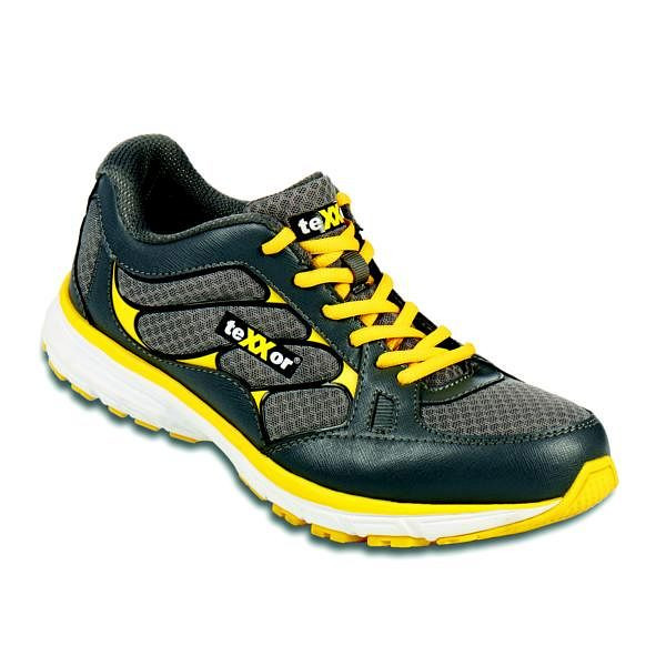 teXXor S1P-Sicherheitshalbschuhe ROUBAIX, Größe: 42, Farbe: grau/gelb, VE: 1 Paar, 6116-42