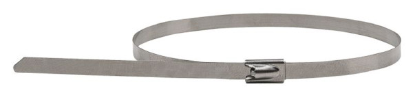 KS Tools Edelstahl Kabelbinder mit Kugelverschluss, BxL: 4, 6x250mm, VE: 100 Stück, 115.1592