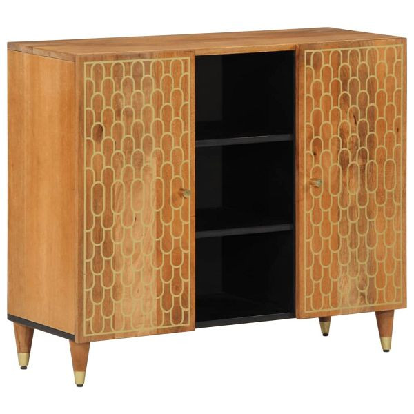 vidaXL Beistellschrank 90x33x75 cm Massivholz Mango, 358312