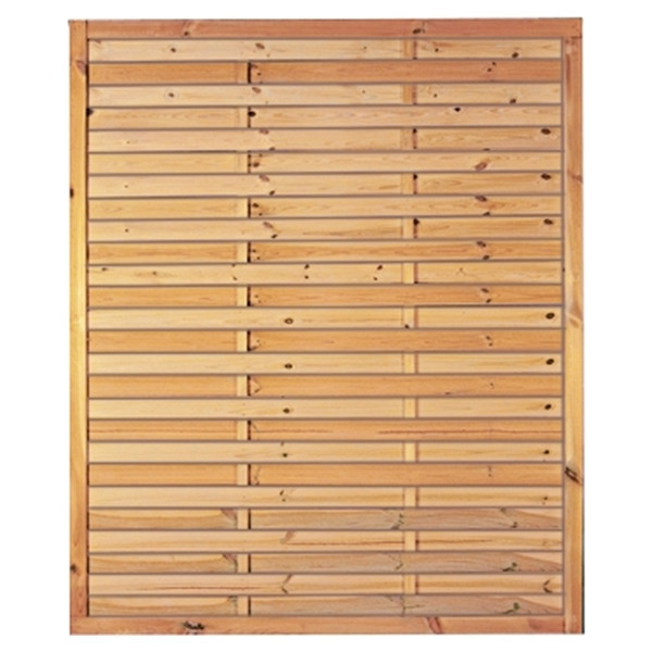 T&J Lamellenzaun 150 x 180 cm, Rahmen 34/54 mm, kdi grün, 10007