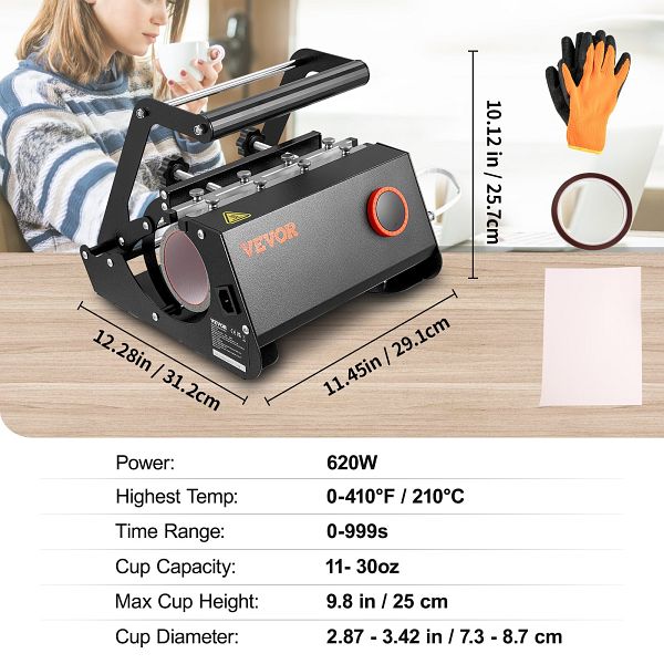 Nouveauté facile 11oz tasse presse à chaud Machine imprimante par Sublimation transfert de chaleur tasse Machine d'impression  7
