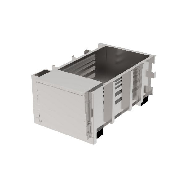 Rieber varithek® EST 1x1/1 - ohne Abdeckung, Edelstahl, 91050221