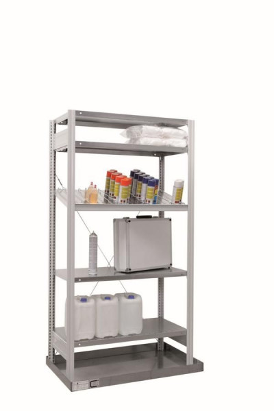 Regalwerk BERT-Regalmodul 1 - Grundfeld HxBxT 2000x1005x500mm, B3-80301-50