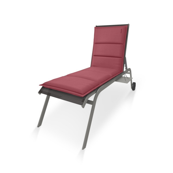 doppler Rollliege CITY ca. 195x60x6 cm, himbeer, uni, 5142184416