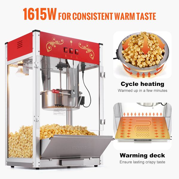 Popcornmaschine mit rotem Dach Popcornmaschine mit rotem Dach