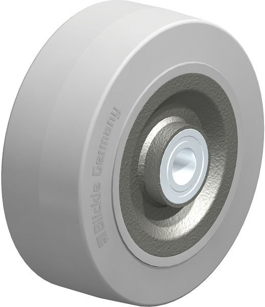 Blickle SE 202/25K-SG Rad aus Elastik-Vollgummi, Grau, 502047