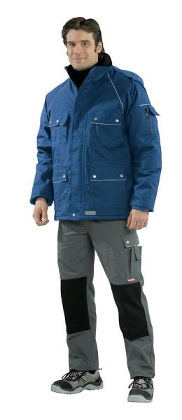 Planam Canvas 320 Winterparka, kornblumenblau/kornblumenblau, Größe L, 2190052
