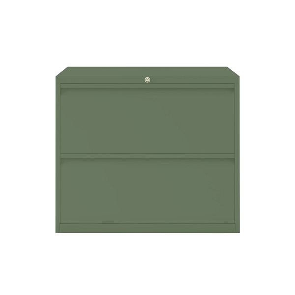 Bisley Essentials Schubladenschrank, Höhe 693-717 mm, 623 olivgrün, YESF0807623