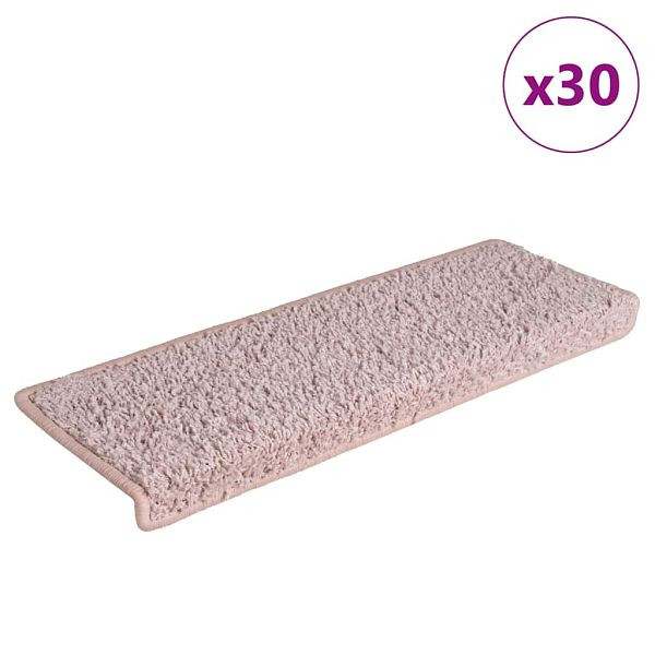 vidaXL Stufenmatten 30 Stk. 65x21x4 cm Weiß und Rosa, 3365833