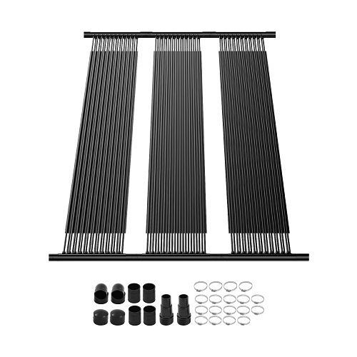 VEVOR Solarkollektor Poolheizung 1235x3060 mm, HDPE-Poolheizsystem, inkl. Zubehör, Solarpanel für ober-/unterirdische Pools, QGKWX1J48120ANXOP001V0