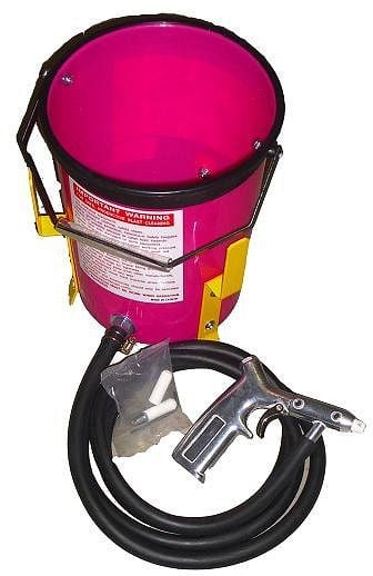 DINOSAURIER Sandstrahlgerät Injektor Hobby tragbar mit Kunststoffbehälter, FS 020 IGA