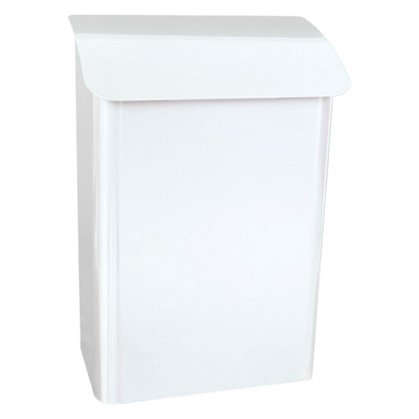 STEIN HGS Wandbriefkasten Lugon, weiß, weiß, Stahl, verzinkt, 83704.0004