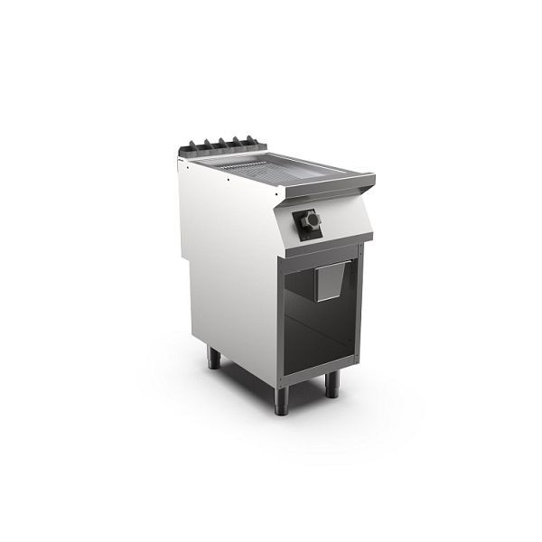 Mareno M1-700 elektrische Grillplatte mit gerippter Chromplatte, 40cm, 400(B)x750(T)x900(H)mm, FT74ERCG, 171.240