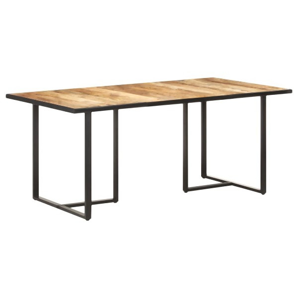 vidaXL Esstisch 180 cm Raues Mangoholz, 320695, 8720286069950