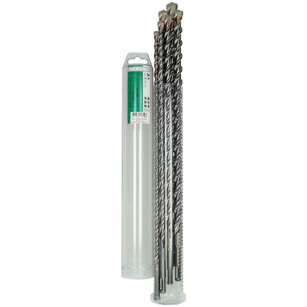 HiKOKI HM-Hammerbohrerset SDS-Plus (6-teilig) 10/12/14/16/18/20 x 450 mm, 782533