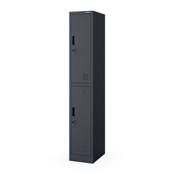 Jan Nowak Garderobenschrank IGOR 1 Plus 316,5 x 1850 x 450 mm, Anthrazit, 2111
