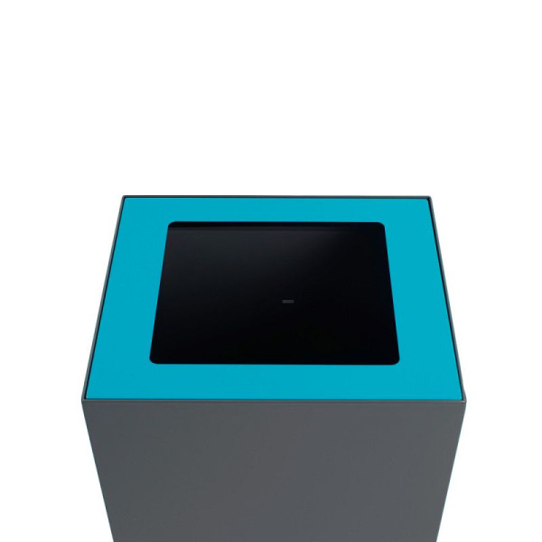 STEIN HGS Deckel modulare Abfalltrennanlage, blau, 90 Liter, 84103.0010