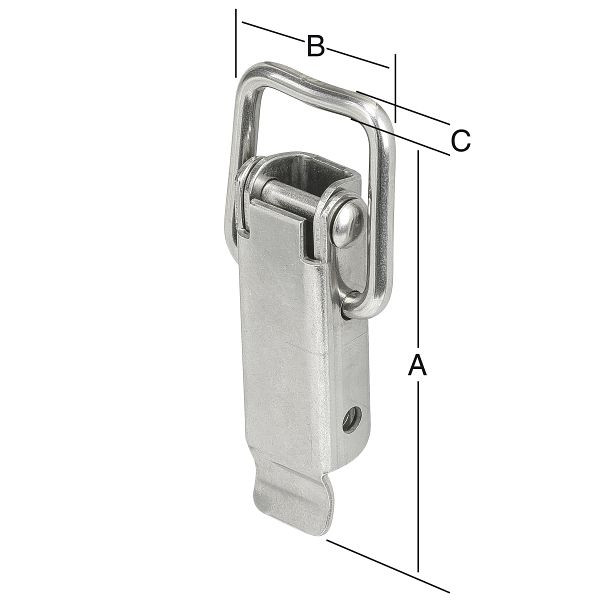 Vormann Spannverschluss 124 x 32 mm, VE: 20 Stück, 011203000
