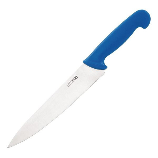 Hygiplas Kochmesser 25cm blau, Edelstahlklinge, Nylon-Griff, C850
