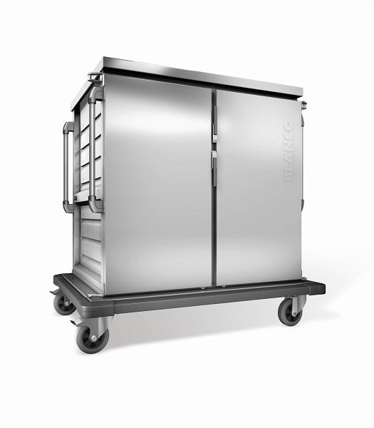 B.PRO TTW 32-115 EZU Tablett-Transportwagen, einwandig, 2 Flügeltüren / 2 Schrankräume, 575563