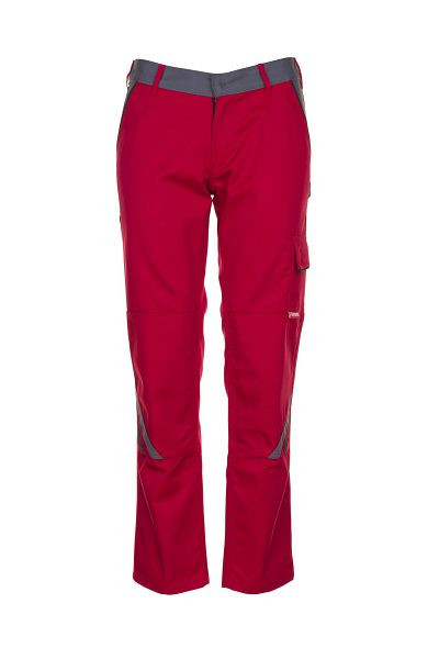 Planam Highline Damen Bundhose, rot/schiefer/schwarz, Größe 34, 2391034