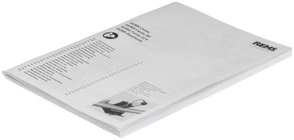 REMS Betriebsanleitung Cento, Duecento, 845600 RX, 4039976127912