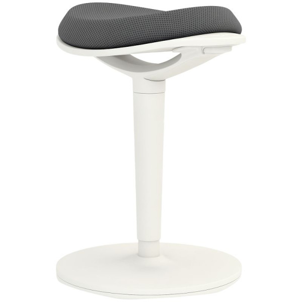 HOMCOM Bürohocker, ergonomischer Stehhocker, höhenverstellbar, bis 120 kg, 42,5 x 35,5 x 56,5-71,5 cm, 921-707V01GY