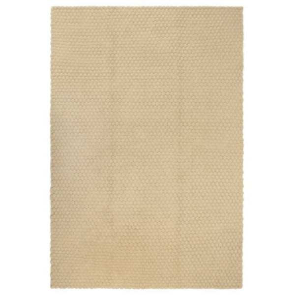 vidaXL Teppich Rechteckig Natur 160x230 cm Baumwolle, 345112