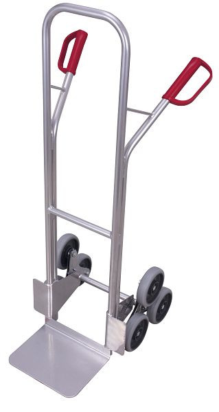 VARIOfit Aluminium Treppenkarre, 2 dreiarmige Radsterne, Außenmaße: 620 x 625 x 1.310 mm, ap-710.208