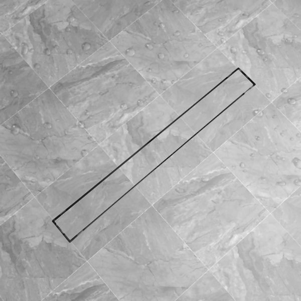 vidaXL Duschrinne 930x140 mm Edelstahl, 142175, 8718475978961