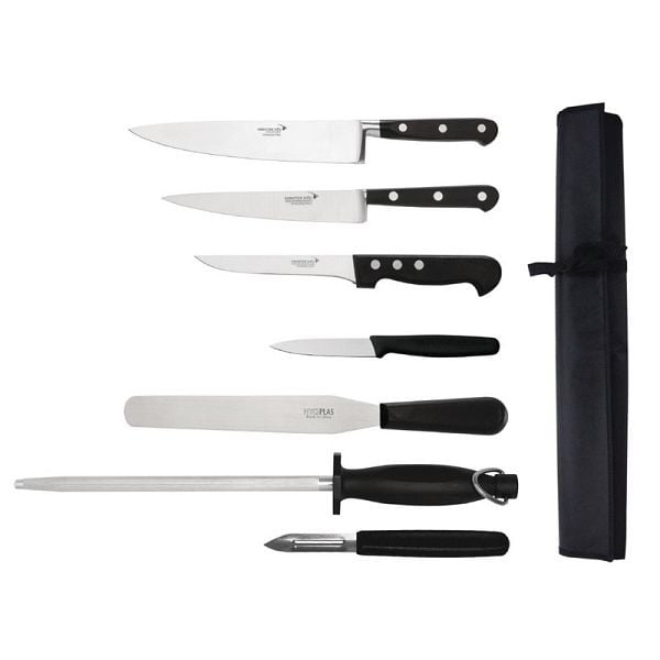 Deglon Sabatier 7-teiliges Messerset und Tasche, strapazierfähig, S461