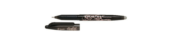 PILOT Tintenroller FriXion Ball 1.0 - 0,5 mm, schwarz, radierbar, BL-FR10-B